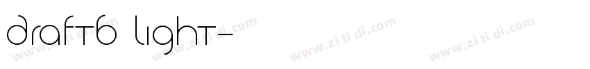 DraftB Light字体转换
